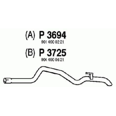 P3694 FENNO Труба выхлопного газа