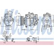 89384 NISSENS Компрессор, кондиционер