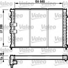 731586 VALEO Радиатор, охлаждение двигателя