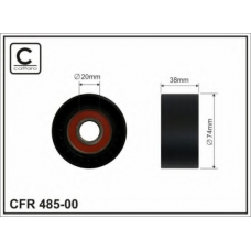 485-00 CAFFARO Натяжной ролик, поликлиновой  ремень