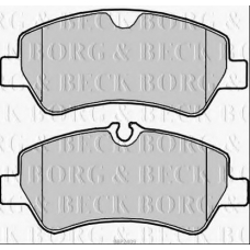 BBP2409 BORG & BECK Комплект тормозных колодок, дисковый тормоз