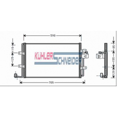 1322101 KUHLER SCHNEIDER Конденсатор, кондиционер