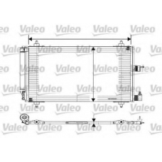 817508 VALEO Конденсатор, кондиционер