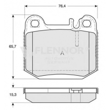 FB210559 FLENNOR Комплект тормозных колодок, дисковый тормоз