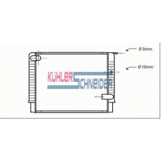 3304401 KUHLER SCHNEIDER Радиатор, охлаждение двигател