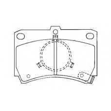 BP561 QUINTON HAZELL Комплект тормозных колодок, дисковый тормоз