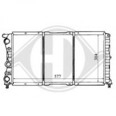 8109153 DIEDERICHS Радиатор, охлаждение двигателя