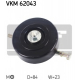 VKM 62043<br />SKF<br />Натяжной ролик, поликлиновой  ремень