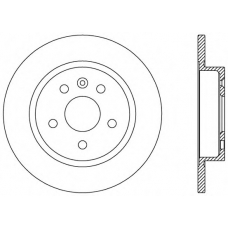 BDR2537.10 OPEN PARTS Тормозной диск