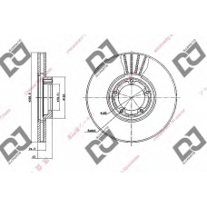 BD1472 DJ PARTS Тормозной диск