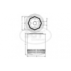 SM 5063 SCT Масляный фильтр