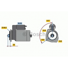 0 986 022 760 BOSCH Стартер