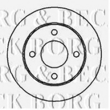 BBD4937 BORG & BECK Тормозной диск