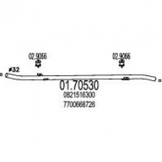 01.70530 MTS Труба выхлопного газа