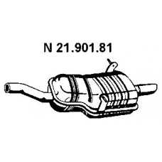 21.901.81 EBERSPACHER Глушитель выхлопных газов конечный