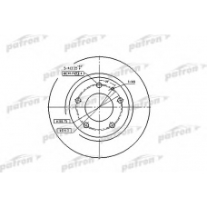 PBD2705 PATRON Тормозной диск