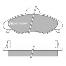 LVXL317 MOTAQUIP Комплект тормозных колодок, дисковый тормоз