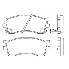 23873 150  0 5 T4047 TEXTAR Колодки тормозные