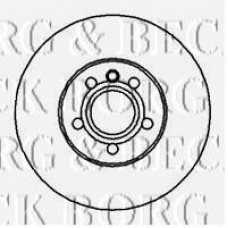 BBD4250 BORG & BECK Тормозной диск