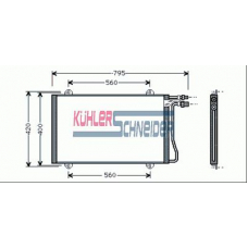 0420301 KUHLER SCHNEIDER Конденсатор, кондиционер