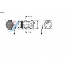 FDAK277 AVA Компрессор, кондиционер