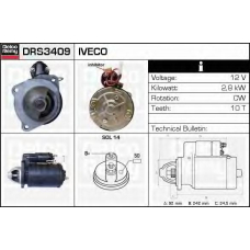 DRS3409 DELCO REMY Стартер