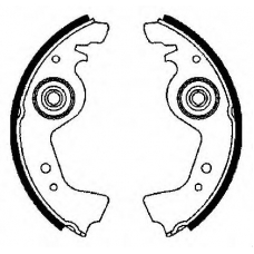 BBF544 QUINTON HAZELL Комплект тормозных колодок
