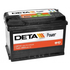 DB740 DETA Стартерная аккумуляторная батарея; Стартерная акку