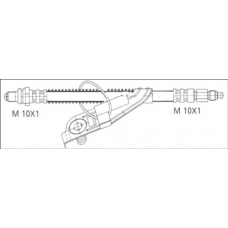 G1903.68 WOKING Тормозной шланг