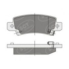 SP 350 PR SCT Комплект тормозных колодок, дисковый тормоз