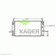 31-3194 KAGER Радиатор, охлаждение двигателя