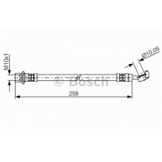 1 987 481 467 BOSCH Тормозной шланг