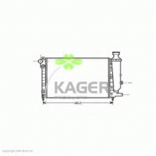 31-1286 KAGER Радиатор, охлаждение двигателя