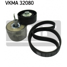 VKMA 32080 SKF Поликлиновой ременный комплект