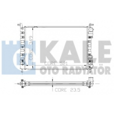 120500 KALE OTO RADYATOR Радиатор, охлаждение двигателя