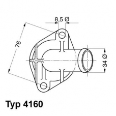 4160.83D WAHLER Термостат, охлаждающая жидкость