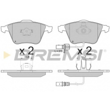 BP3214 BREMSI Комплект тормозных колодок, дисковый тормоз