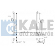 352100 KALE OTO RADYATOR Радиатор, охлаждение двигателя