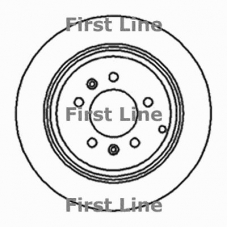 FBD093 FIRST LINE Тормозной диск