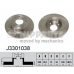 J3301038 NIPPARTS Тормозной диск