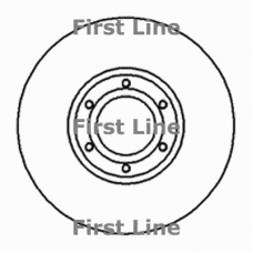 FBD1223 FIRST LINE Тормозной диск