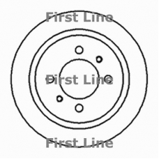 FBD1046 FIRST LINE Тормозной диск