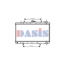 070044N AKS DASIS Радиатор, охлаждение двигателя