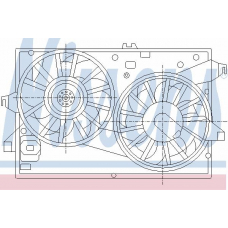 85228 NISSENS Вентилятор, охлаждение двигателя