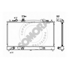 161140A SOMORA Радиатор, охлаждение двигателя