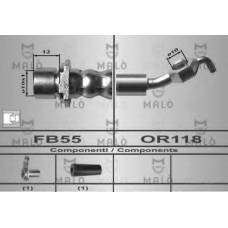 80445 Malo Тормозной шланг