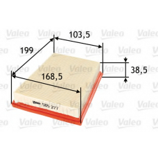 585277 VALEO Воздушный фильтр