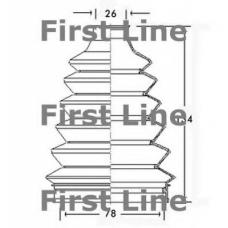 FCB2337 FIRST LINE Пыльник, приводной вал