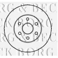 BBD4854 BORG & BECK Тормозной диск