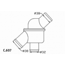 C.607.80 BEHR Термостат, охлаждающая жидкость